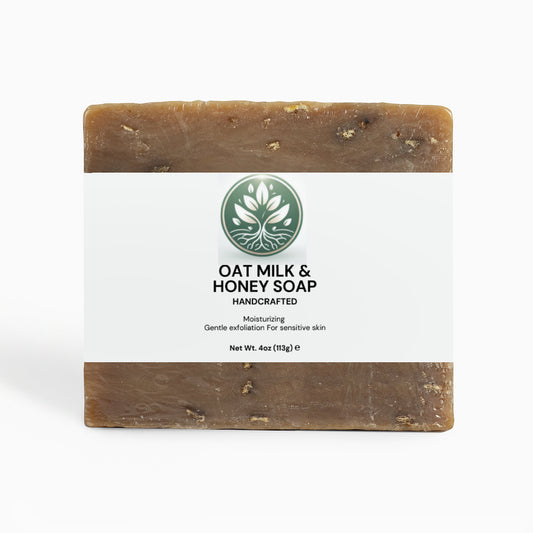 Oat Milk Honey Soap - Roots Radiant