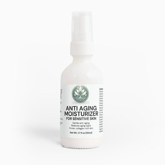 Anti Aging Moisturizer for Sensitive Skin - Roots Radiant